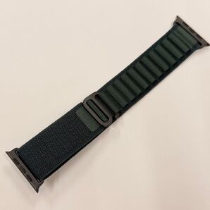 ★ほぼ未使用 Apple Watch ultra2 Mサイズ ブラック ダークグリーンアルパインループ 49mm 純正 314