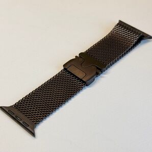 ☆美品 純正 Apple watch Sサイズ 49mm 46mm ultra2 ブラック ミラネーゼループ ミラネーゼ 087