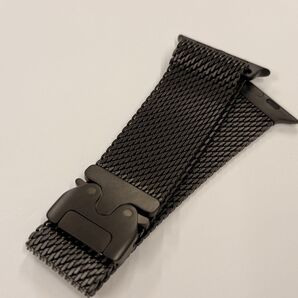 ☆美品 純正 Apple watch Lサイズ 49mm ultra2 ブラック ミラネーゼループ アップルウォッチ 349