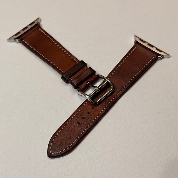 ☆Apple Watch フォーヴ HERMES シンプルトゥール レザーバンド 42mm 41mm 40mm 730