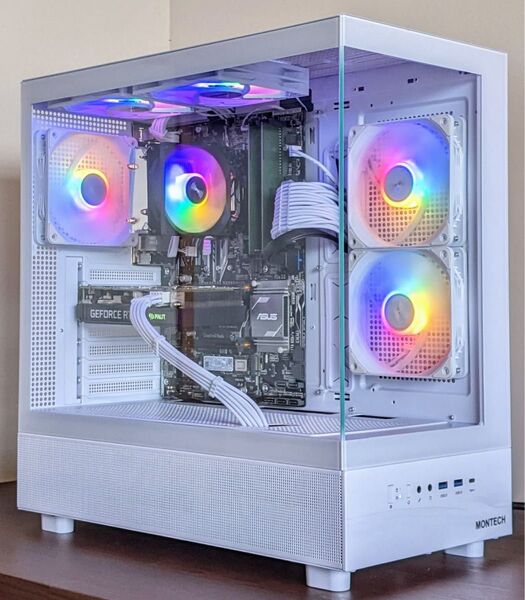 2面ガラス ゲーミングPC RTX3060 Wi-Fi