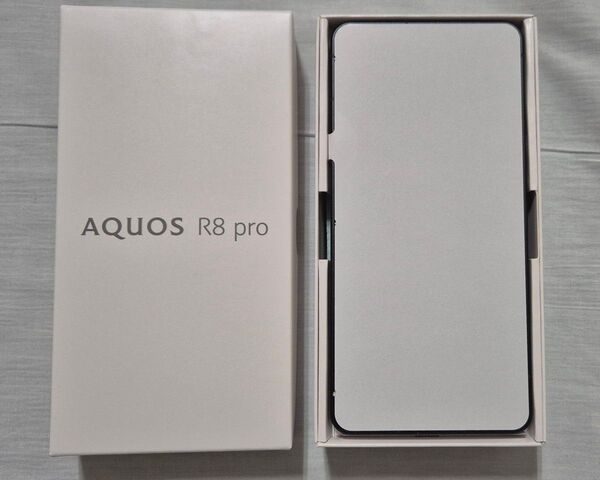 ◆送料無料◆新品未使用◆AQUOS R8 pro 256GB ブラック SH-R80P◆simフリー◆