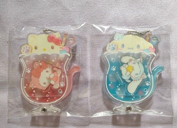 サンリオ ネコソーダ カスタムアクリルチャーム ハローキティ シナモロール