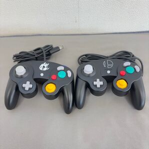 ゲームキューブコントローラー スマブラブラック 新旧2個セット