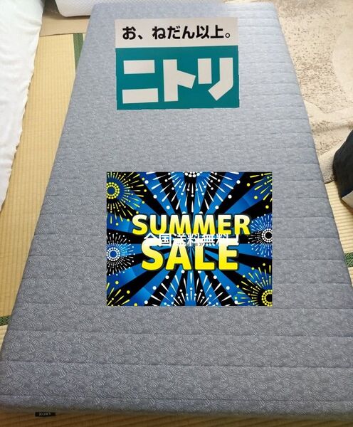 SUMMER SALE!全国送料無料!ニトリ ポケットコイルマットレス(ロリー)シングル