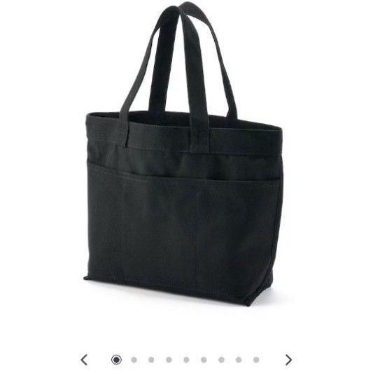 新品 無印良品 帆 横型 トートバッグ