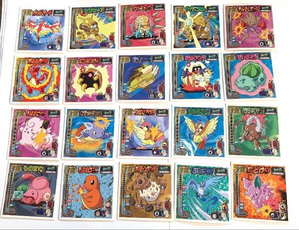 初代ポケモン 最強シール烈伝 45枚 ノーマルシール レア アマダ