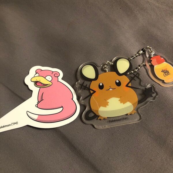 コメダ珈琲 ポケモン ヤドン デデンネ アクリルチャームセット