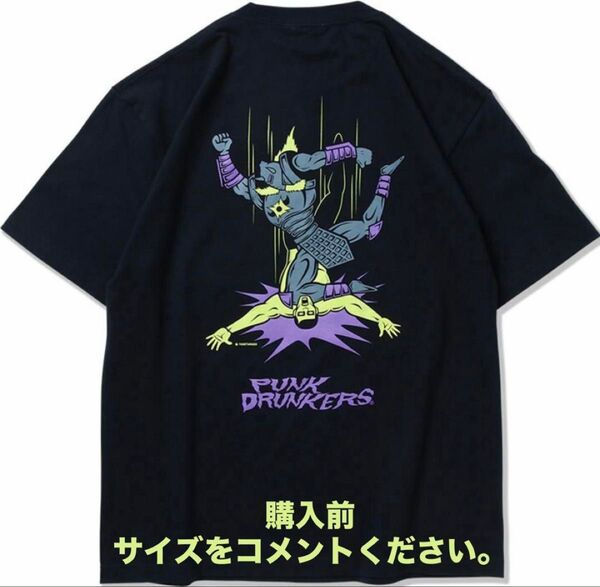 パンクドランカーズ Tシャツ キン肉マン 悪魔将軍 プロレス PUNK DRUNKERS 漫画 ゆでたまご JUMP 地獄の断頭台