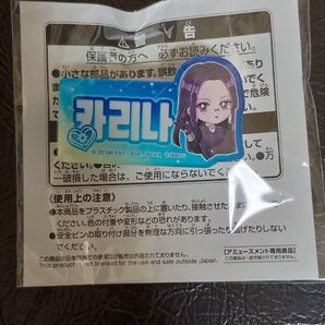aespa カリナ おなまえアクリルバッジ 缶バッジ ナムコ限定