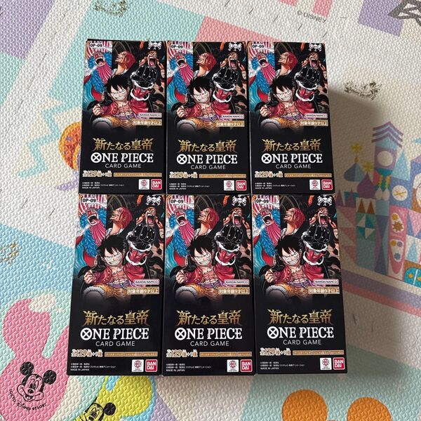 ワンピースカード 新品 BOX OP-09 OP09 新たなる皇帝 6点 ONE PIECE ワンピースカードゲーム
