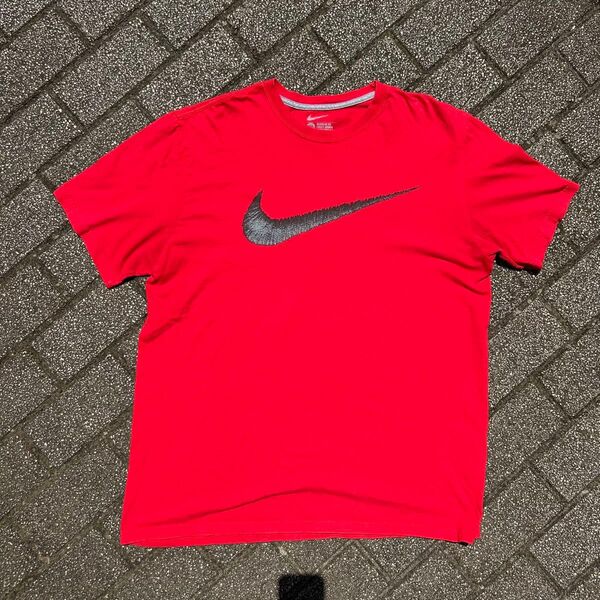 【希少】90s nike デカロゴ tシャツ ギザロゴ y2k cityboy