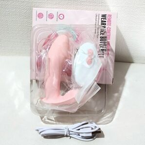 新品 レディース リモコン式 電動 マッサージャー 電マ USB充電式 リラクゼーション ピンク バイブ シリコン素材