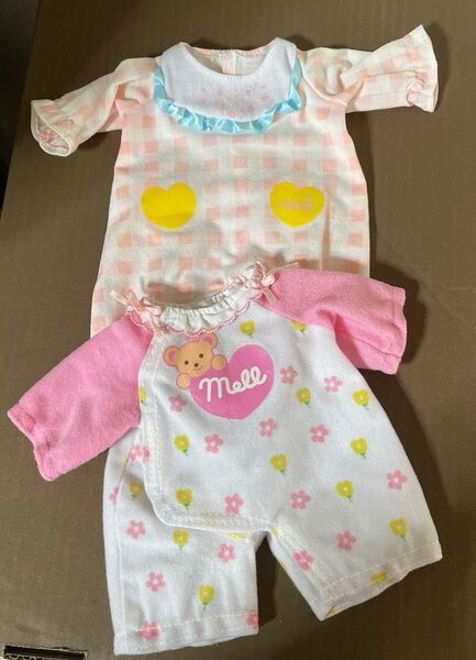 メルちゃん ロンパース カバーオール 2枚 レミン ソラン 25㎝人形 人形洋服