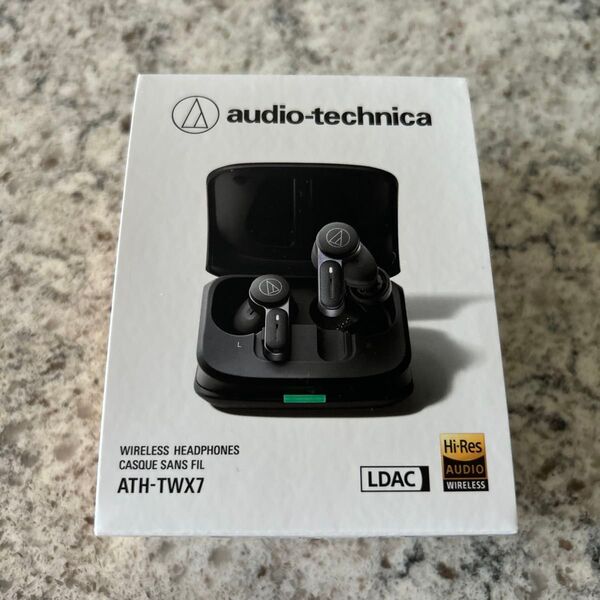 オーディオテクニカ ATH-TWX7 ワイヤレスイヤホン bluetooth ノイズキャンセリング ATH-TWX7 BK
