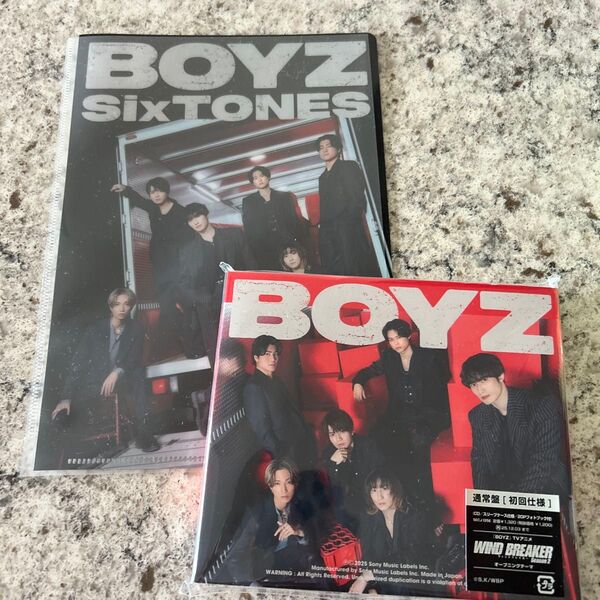 通常盤 (初回仕様) スリーブケース+フォトブック20P SixTONES CD/BOYZ 25/6/4発売