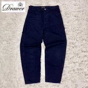 【DRAWER】 ドゥロワー コットン&シルク ペインターパンツ