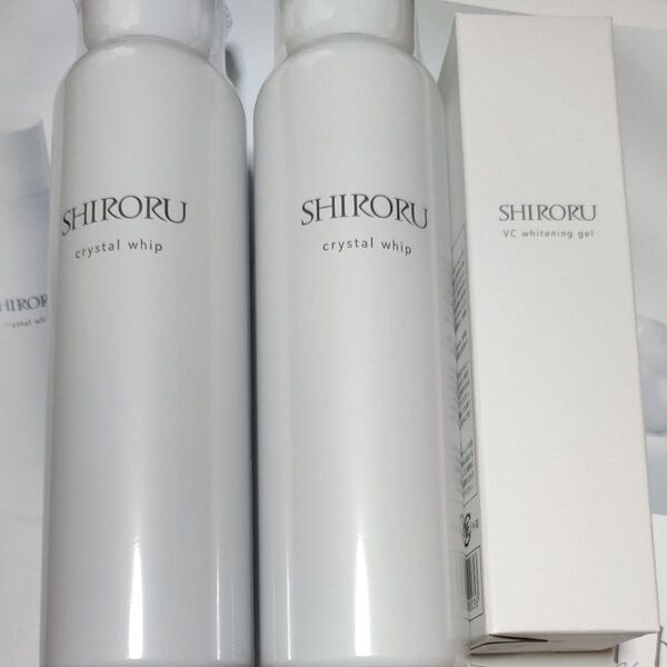 SHIRORU クリスタルホイップ 洗顔料 合計3本