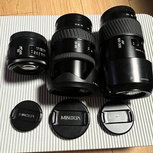 MINOLTA レンズ3点セット AF