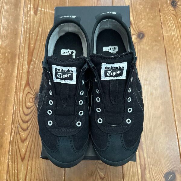 Onitsuka Tiger MEXICO 66 SLIP-ON ブラック 24センチ