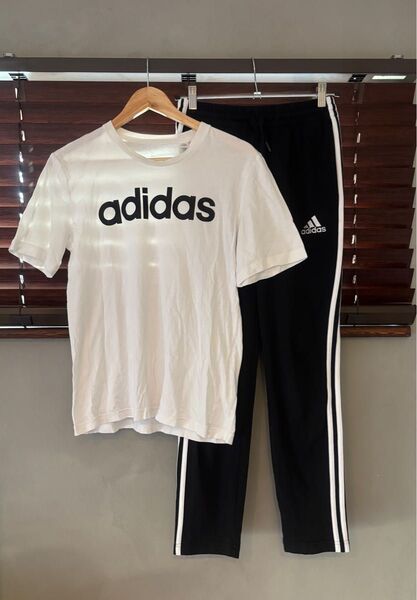アディダス 上下セット Tシャツ ジャージ adidas 半袖 トップス ボトムス スポーツ トレーニング レディース 上下