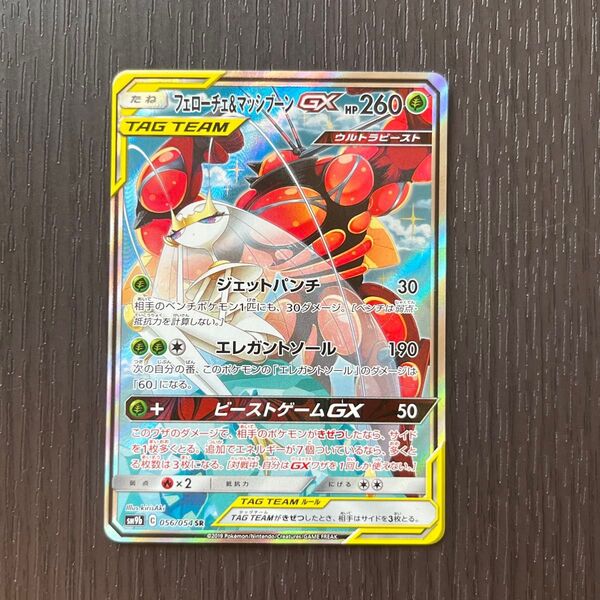 ポケカ フローチェ&マッシブーンGX SR SA ポケモンカードゲーム ポケモンカード TAG TEAM RR
