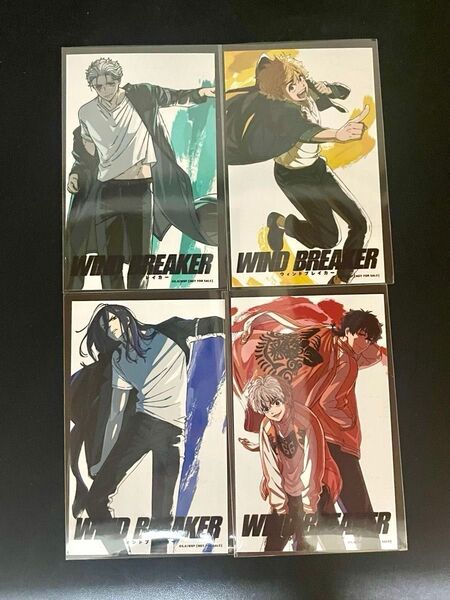 wind breaker DVD 購入特典 ミニブロマイド 楡井秋彦 杉下京太郎 梅宮一 十亀&兎耳山