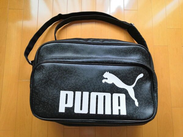 PUMA プーマ エナメルバッグ トレーニング PU ショルダー Lサイズ 075371-01