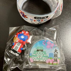 ミャクミャクフィギュアコレクション 大阪城と太閤さん 大阪関西万博 ご当地 アクリル ポリレジン製