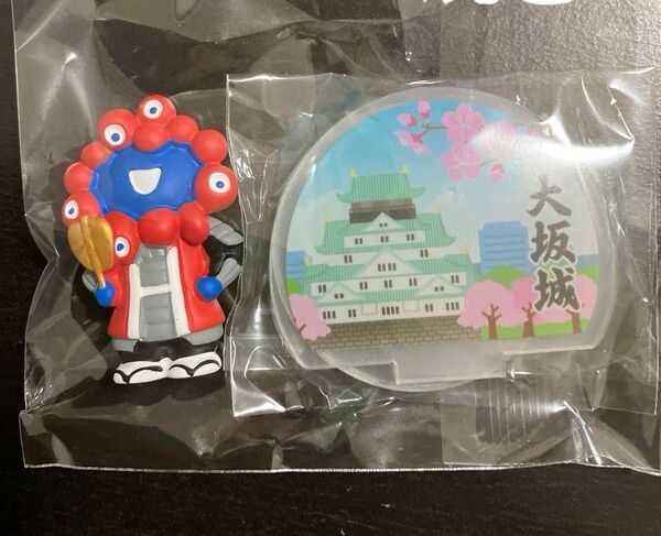 ミャクミャクフィギュアコレクション 大阪城と太閤さん 大阪関西万博 ご当地 アクリル ポリレジン製
