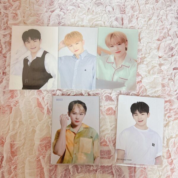 seventeen cafe セブチカフェ ウジ WOOZI 特典 フォトカード トレカ CARAT くじ フォトスペース