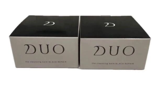 新品 2個 デュオ ザ クレンジングバーム ブラックリペア 90g DUO メイク落とし