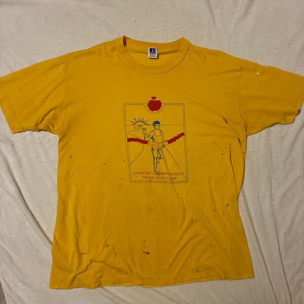 80s vintage ラッセルアスレチック tシャツ 古着 ビンテージ シングルステッチ