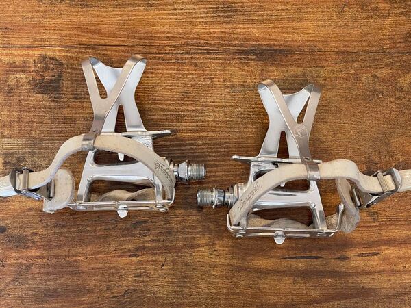 【希少・美品】Campagnolo Croce D’Aune トークリップペダルセット