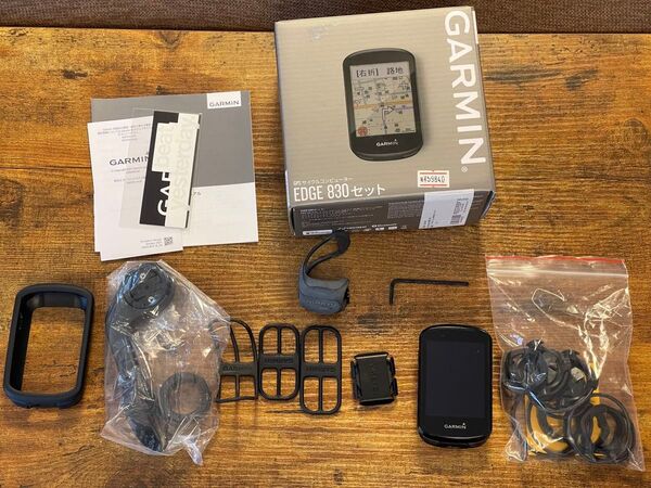 Garmin ガーミン Edge 830 サイクルコンピュータースピードセンサー・ケイデンスセンサー付き