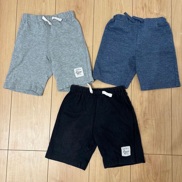 【男児90】ハーフパンツ 3枚セット