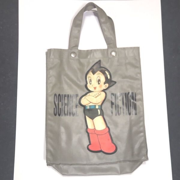 中古 鉄腕アトム ホログラム トートバッグ ビニールバッグ 手さげ 手塚治虫 昭和 レトロ 希少 レア コレクション