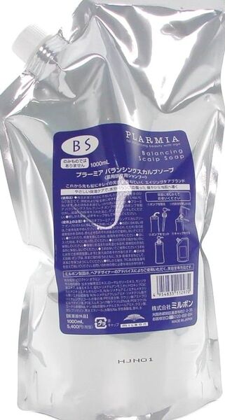 ミルボン プラーミア バランシングスカルプ ソープ レフィル 1000ml×1個
