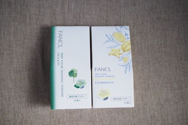 ファンケル ディープクリア洗顔パウダー CICA&VC 30個入×1箱&クリアネスVC 30個入×1箱