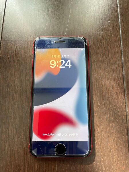 iPhone SE RED SIMフリー