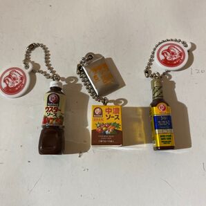 ブルドッグソースミニチュアチャーム3点セット