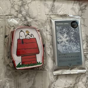 DHCスヌーピーチャーム付きエコバッグ(非売品)&ボディシートおまけ付き