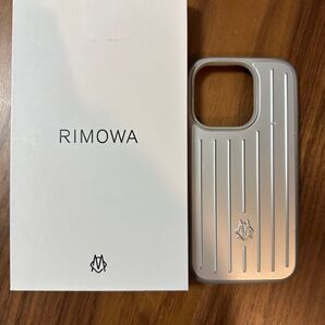 RIMOWA iPhone 14 Pro ケース シルバー