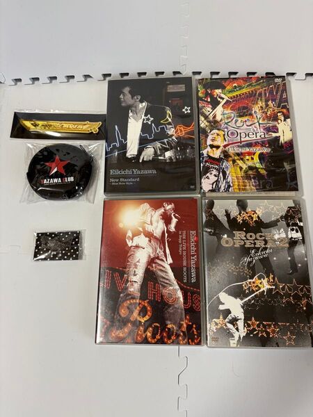矢沢永吉E・YAZAWAのDVD4本セットおまけ付き