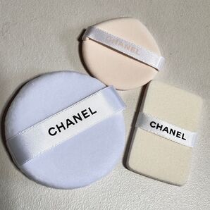 CHANEL パフ&スポンジ 3個セット