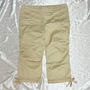 Benetton ベネトン レディース クロップドパンツ ベージュ ウエスト90cm