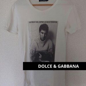 【レア】Dolce&Gabbana × Leo Messi ドルガバ × リオネル・メッシ フォトプリントTシャツ イタリア製