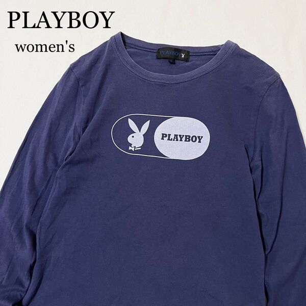 OLD PLAYBOY プレイボーイ ロングスリーブTシャツ 長袖Tシャツ 古着