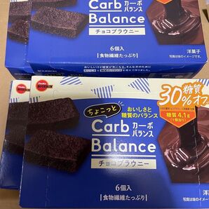 ブルボン ちょこっとカーボバランス チョコブラウニー 6個 ×4箱分 計24個