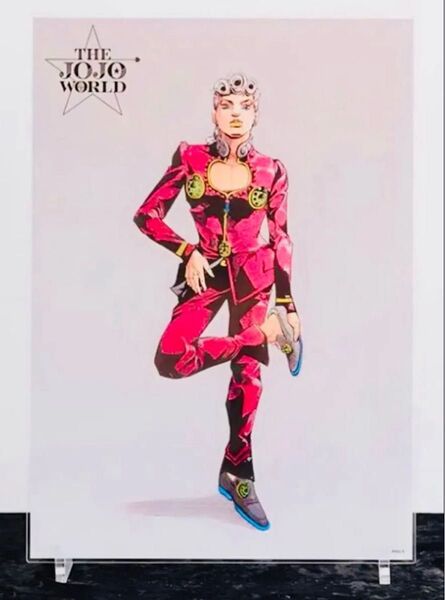 THE★JOJO WORLD ジョジョワールド 箔入りアクリルアートパネル ジョルノ・ジョヴァーナ 荒木飛呂彦 PARCO パルコ